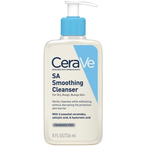 ژل شستشوی ضد زبری و لایهبردار سراوی (CeraVe SA Smoothing Cleanser) – حجم 473 میلیلیتر