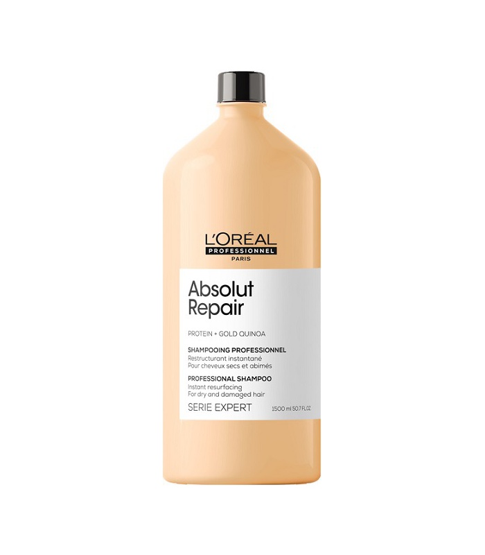 شامپو مخصوص موهای آسیب دیده  پروفشنال مدل ابسولوت ریپیر ( ABSOLUT REPAIR ) حجم ۱۵۰۰ میل