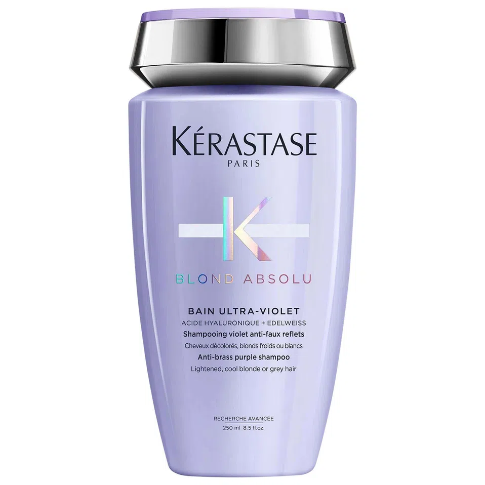 شامپو بنفش ضد زردی و برنجی موهای بلوند کراستاس BLOND ABSOLU ANTI-BRASS PURPLE KÉRASTASE