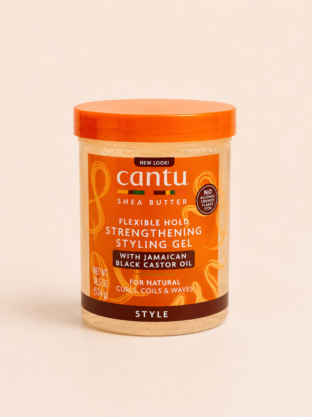 ژل حالت‌دهنده و تقویت‌کننده Cantu Flexible Hold Strengthening Styling Gel محصولی حرفه‌ای برای فرم‌دهی، تثبیت و تقویت موهای فر، مجعد و موج‌دار است. این ژل با بهره‌گیری از شی باتر خالص (Shea Butter) و روغن کرچک سیاه جامائیکایی (Jamaican Black Castor Oil)، علاوه بر ایجاد حالت طبیعی و ماندگار، به تغذیه، افزایش استحکام و کاهش شکنندگی مو کمک می‌کند