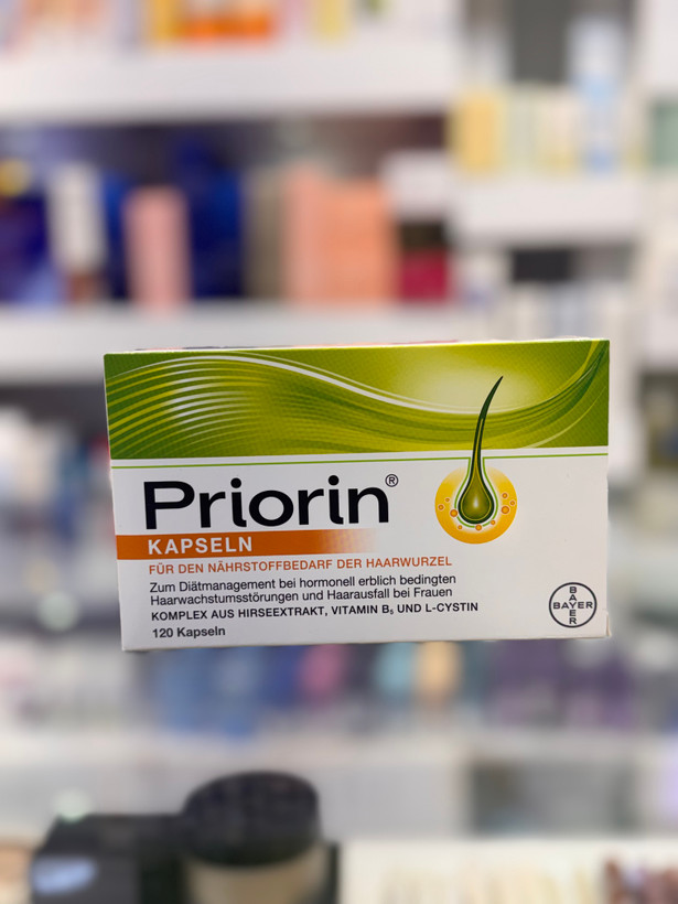 کپسول پریورین بایر Priorin Capsules | مکمل تقویت رشد و کاهش ریزش مو 120 عددی