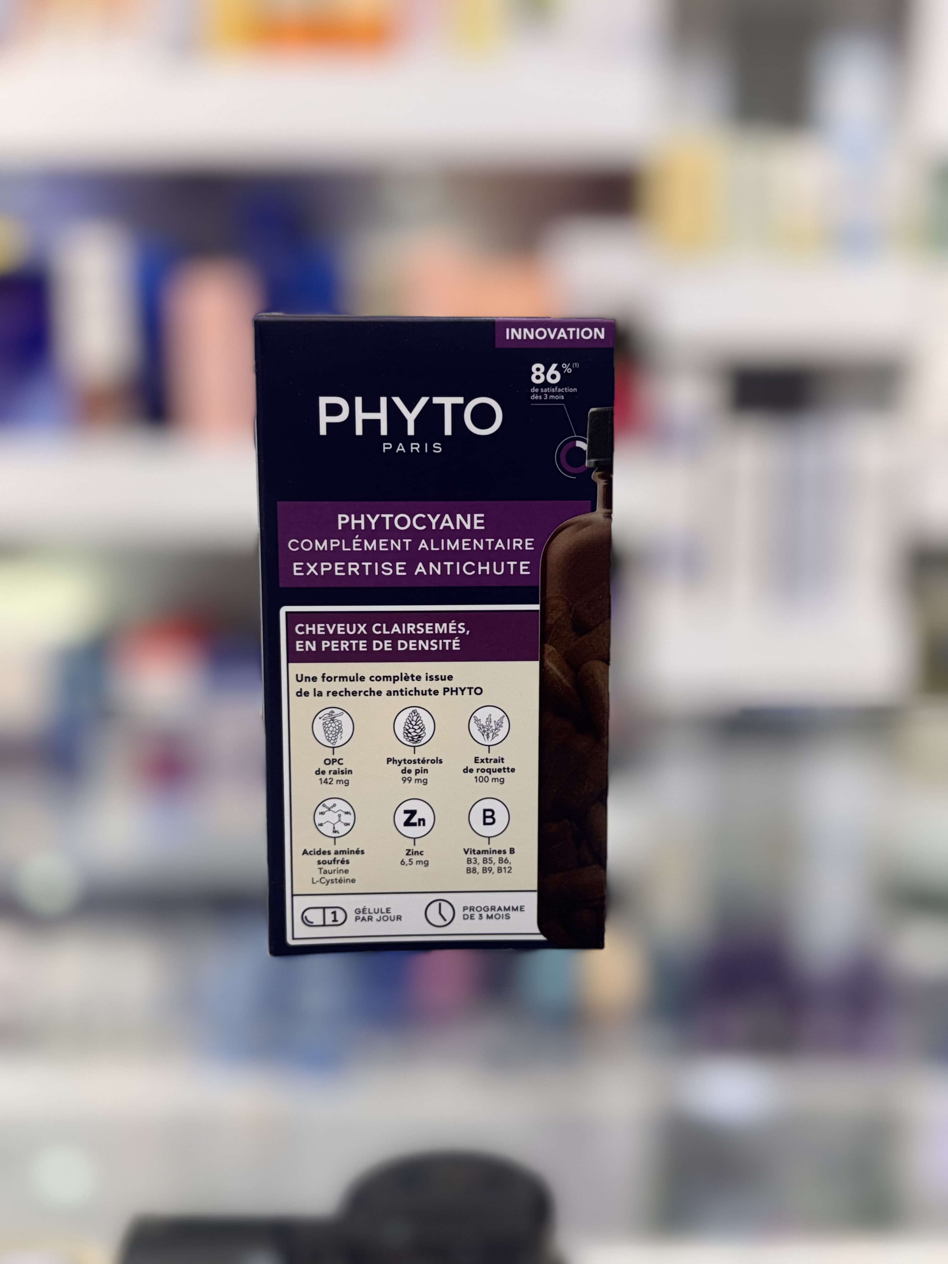 مکمل ضد ریزش مو فیتو فیتوسیان Phyto Phytocyane | مکمل تقویت رشد و افزایش تراکم مو