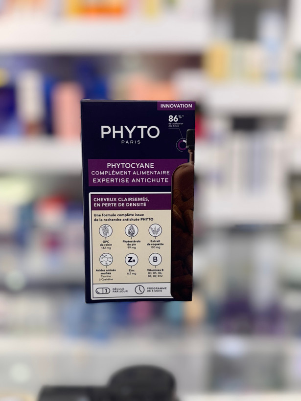 مکمل ضد ریزش مو فیتو فیتوسیان Phyto Phytocyane | مکمل تقویت رشد و افزایش تراکم مو