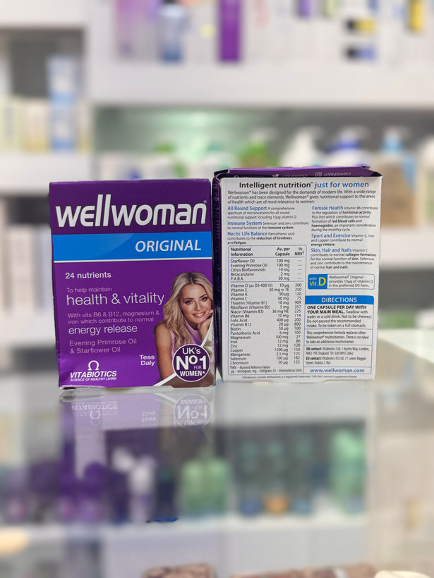 قرص ول وومن اورجینال ویتابیوتیکس Wellwoman Original | مولتی ویتامین تخصصی بانوان