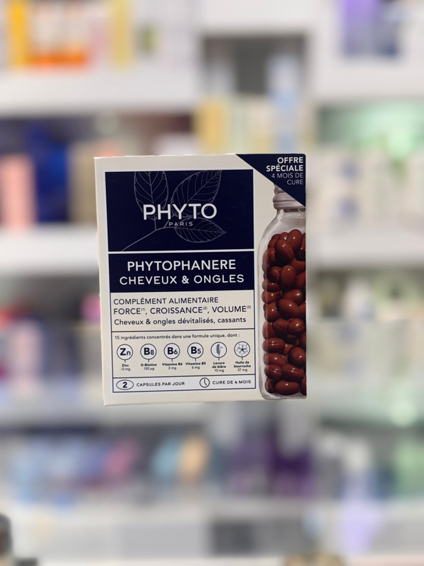 مکمل تقویت مو و ناخن فیتو مدل Phytophanère Hair & Nails (دوره ۴ ماهه)