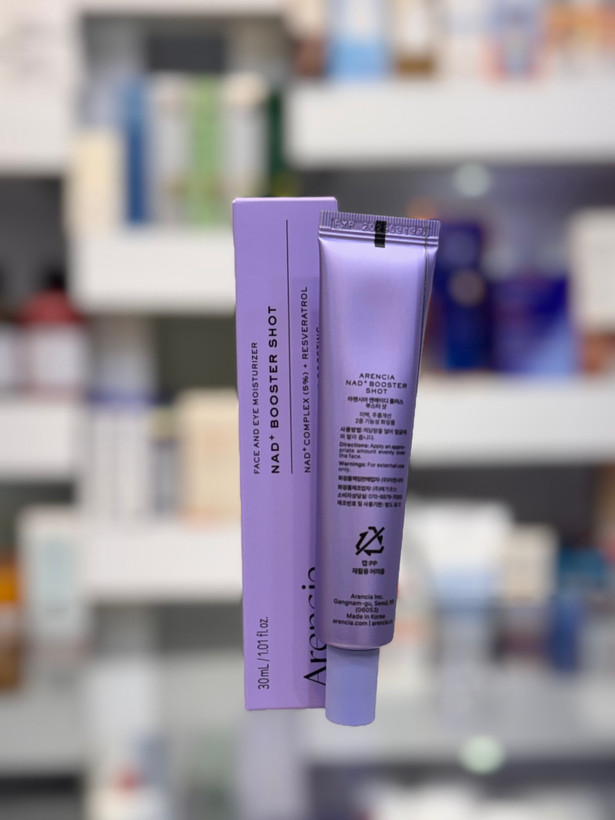 کرم بوستر ضد چروک آرسنیا NAD+ Booster Shot حاوی 5% NAD+ Complex و رسوراترول 30ml