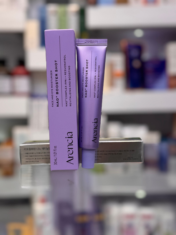 کرم بوستر ضد چروک آرسنیا NAD+ Booster Shot حاوی 5% NAD+ Complex و رسوراترول 30ml