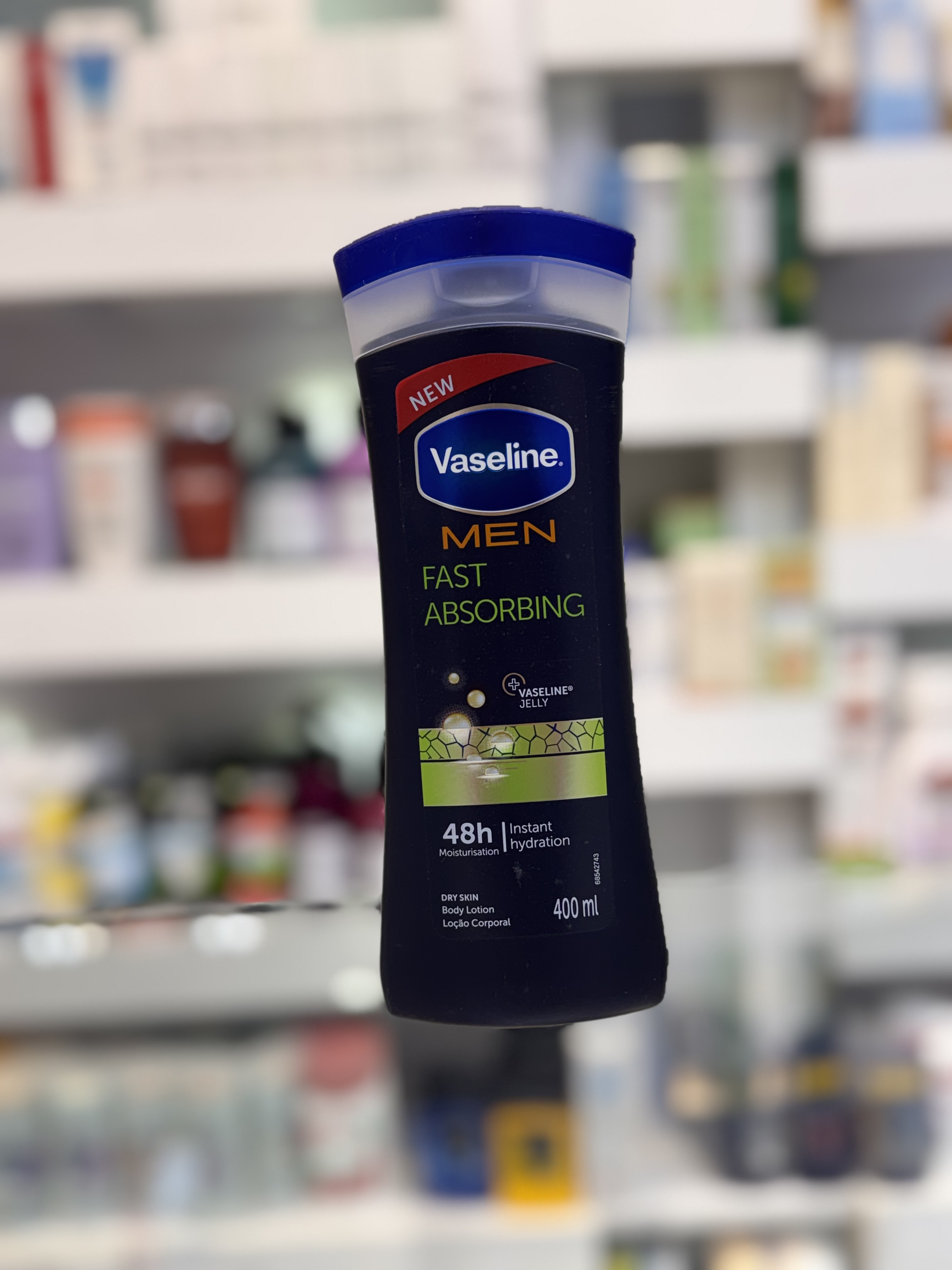 لوسیون بدن وازلین مردانه مدل Fast Absorbing حجم 400 میلی‌لیتر
