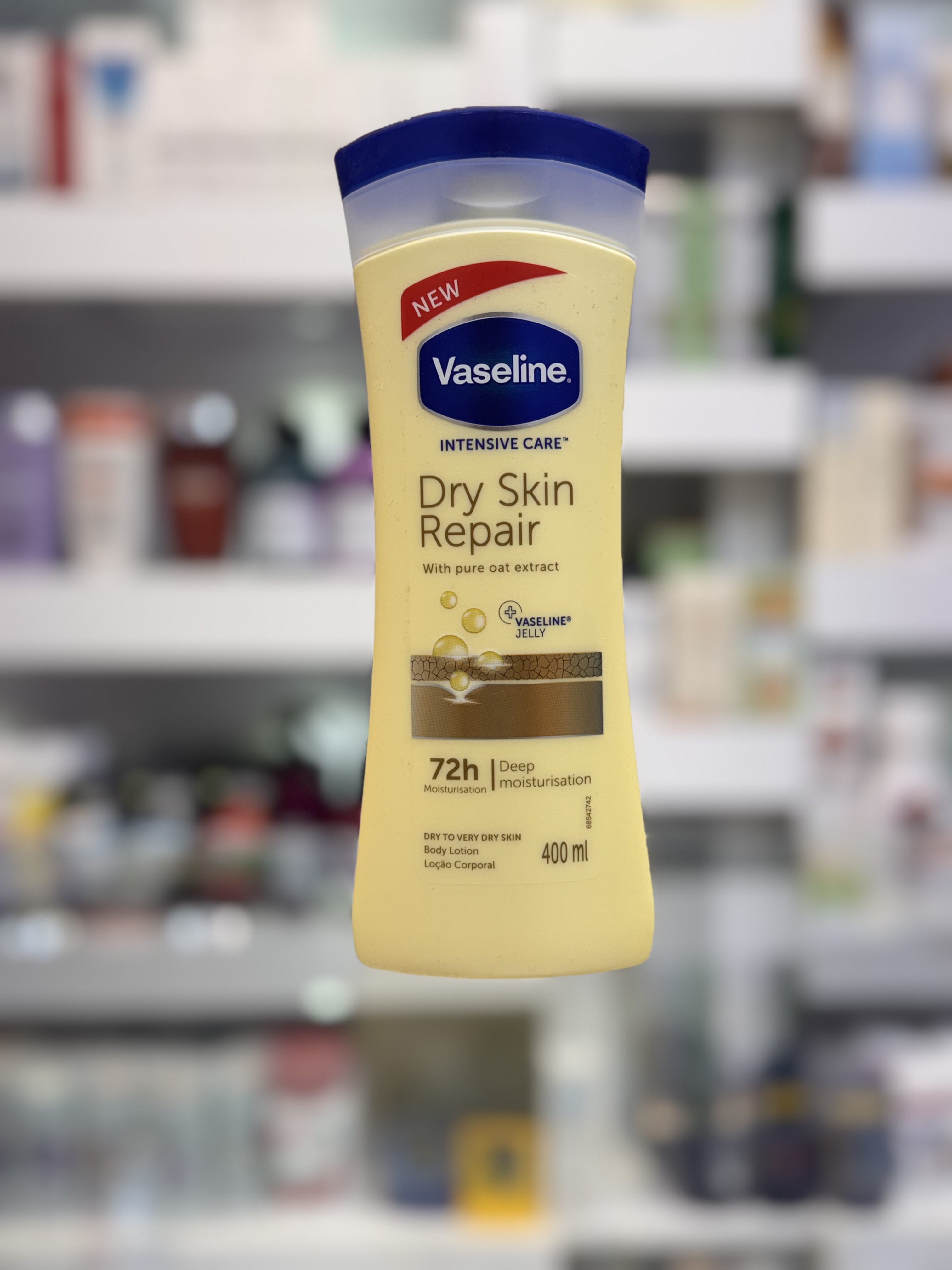 لوسیون بدن وازلین Intensive Care Dry Skin Repair حجم 400 میلی‌لیتر