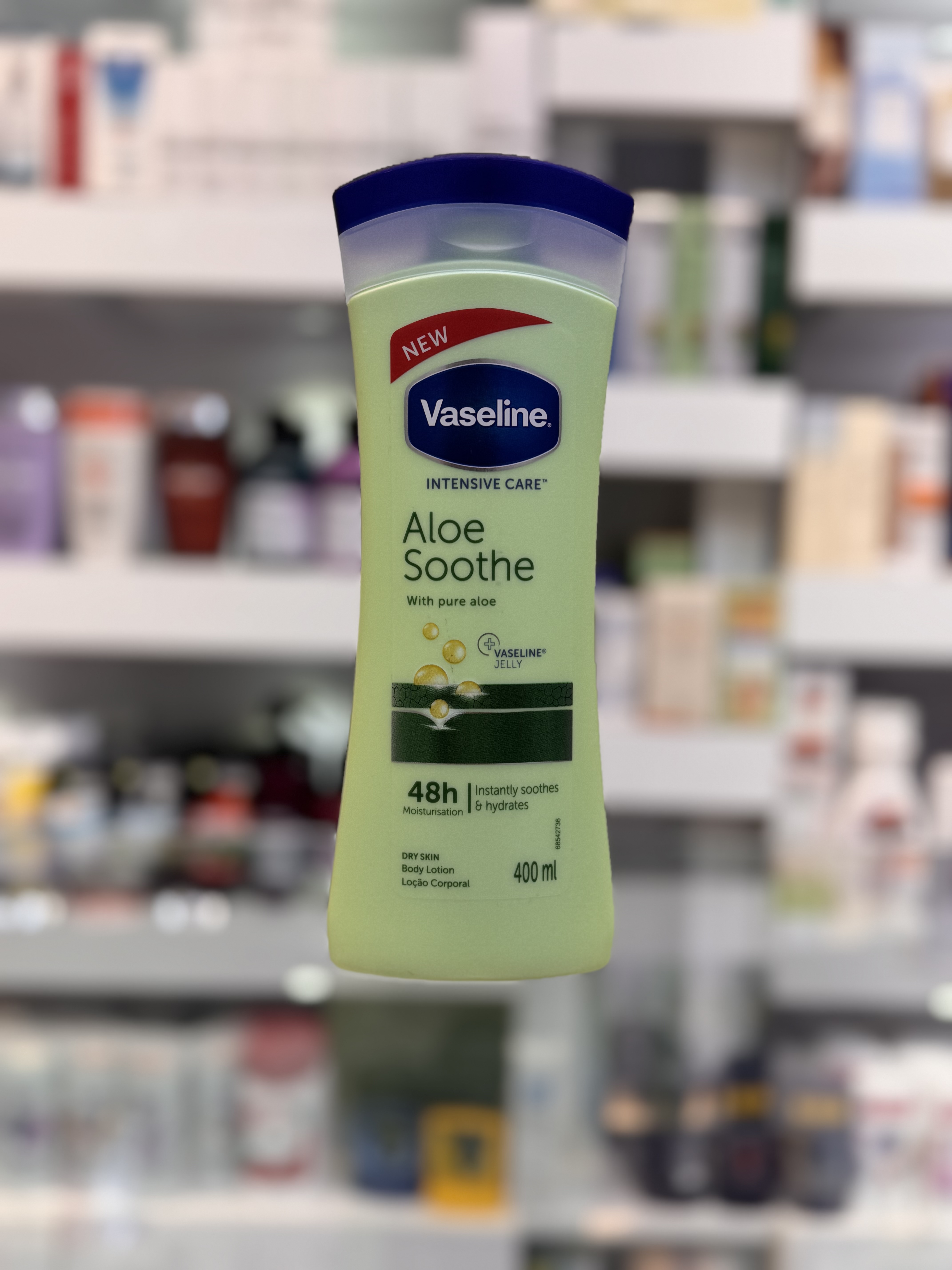 لوسیون بدن وازلین Aloe Soothe – حجم ۴۰۰ میلی‌لیتر