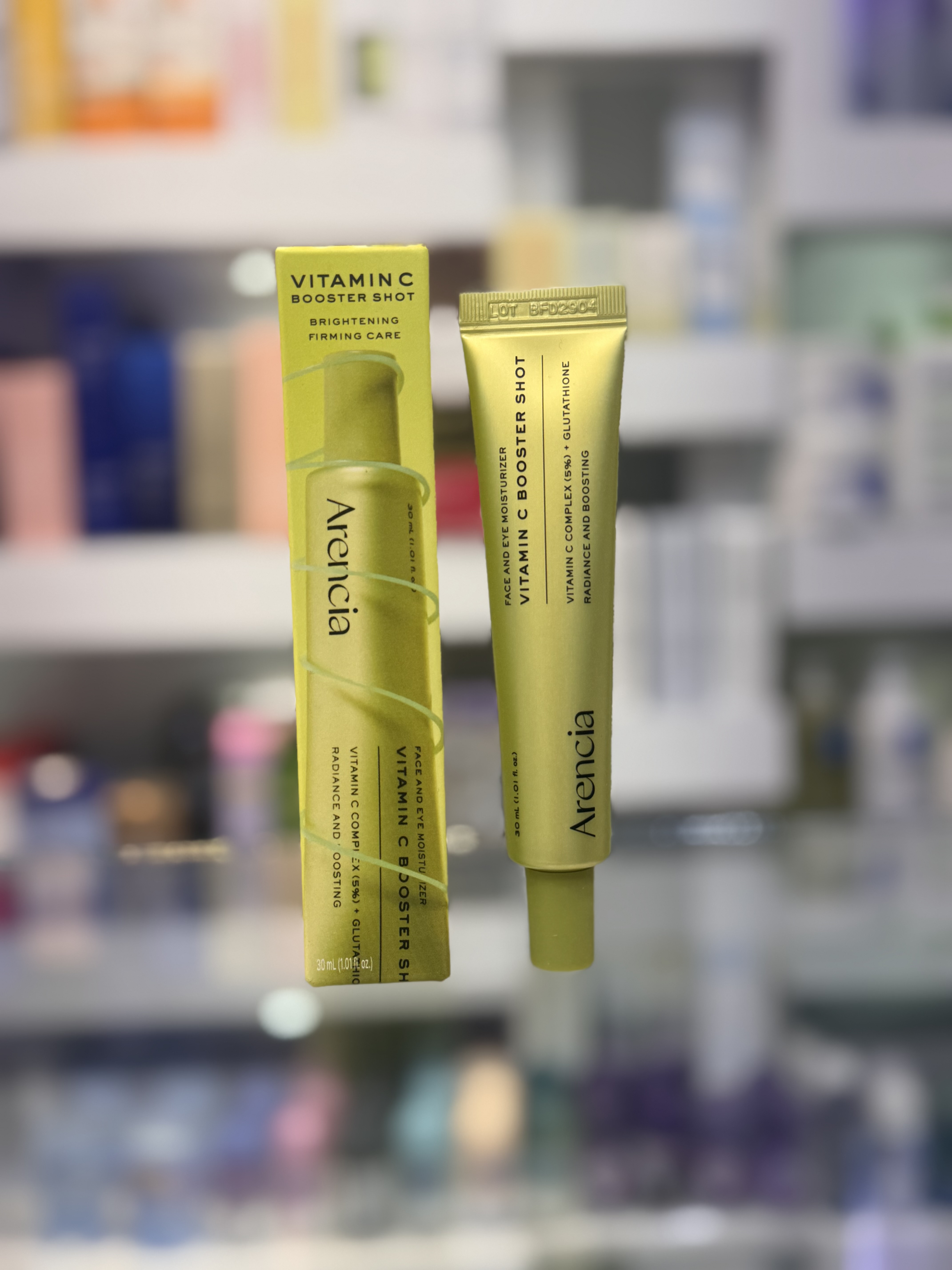 کرم ویتامین C آرنسیا مدل Vitamin C Booster Shot روشن‌کننده و سفت‌کننده پوست 30 میلی‌لیتر