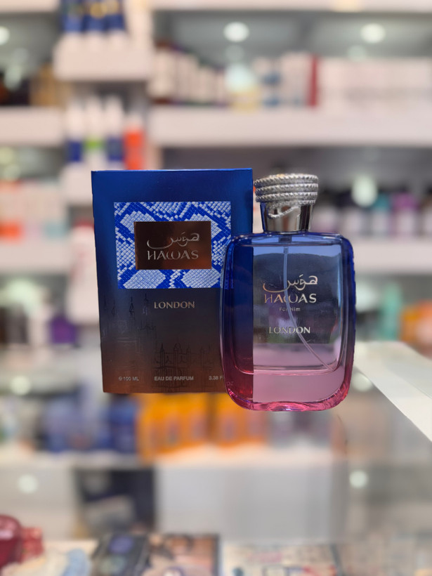 عطر مردانه هواس لندن رصاصی Hawas London For Him EDP 100ml