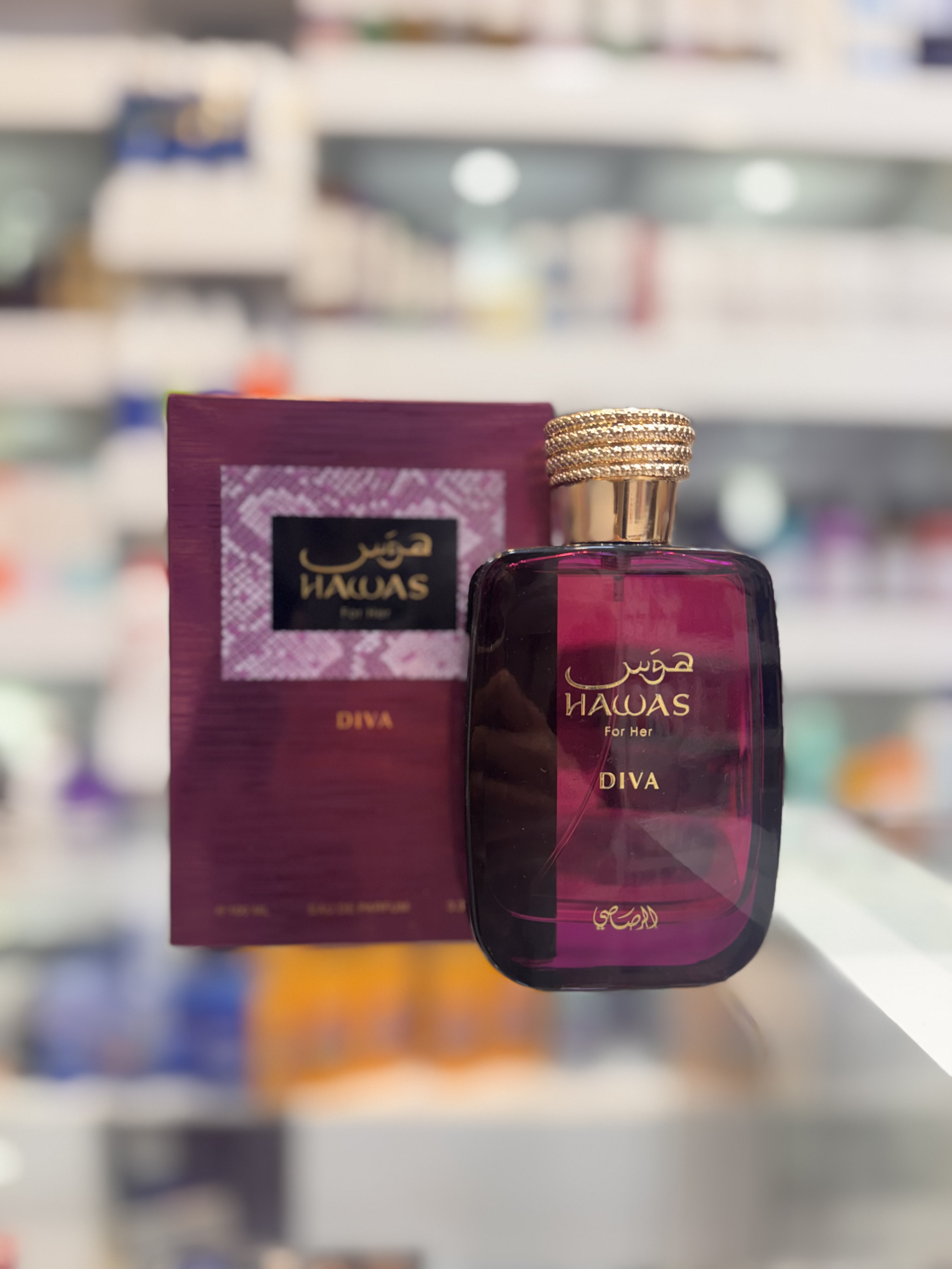 عطر زنانه رصاصی هواس دیوا Hawas Diva For Her Eau de Parfum 100ml
