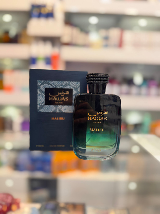 عطر مردانه رصاصی هواس مالیبو | Rasasi Hawas Malibu For Him Eau de Parfum 100ml