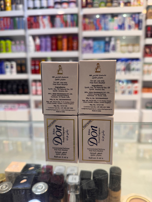 عطر جیبی ریکاس دون Rikas Don مدل French Fragrance بدون الکل – رولآن ۳ میلیلیتر
