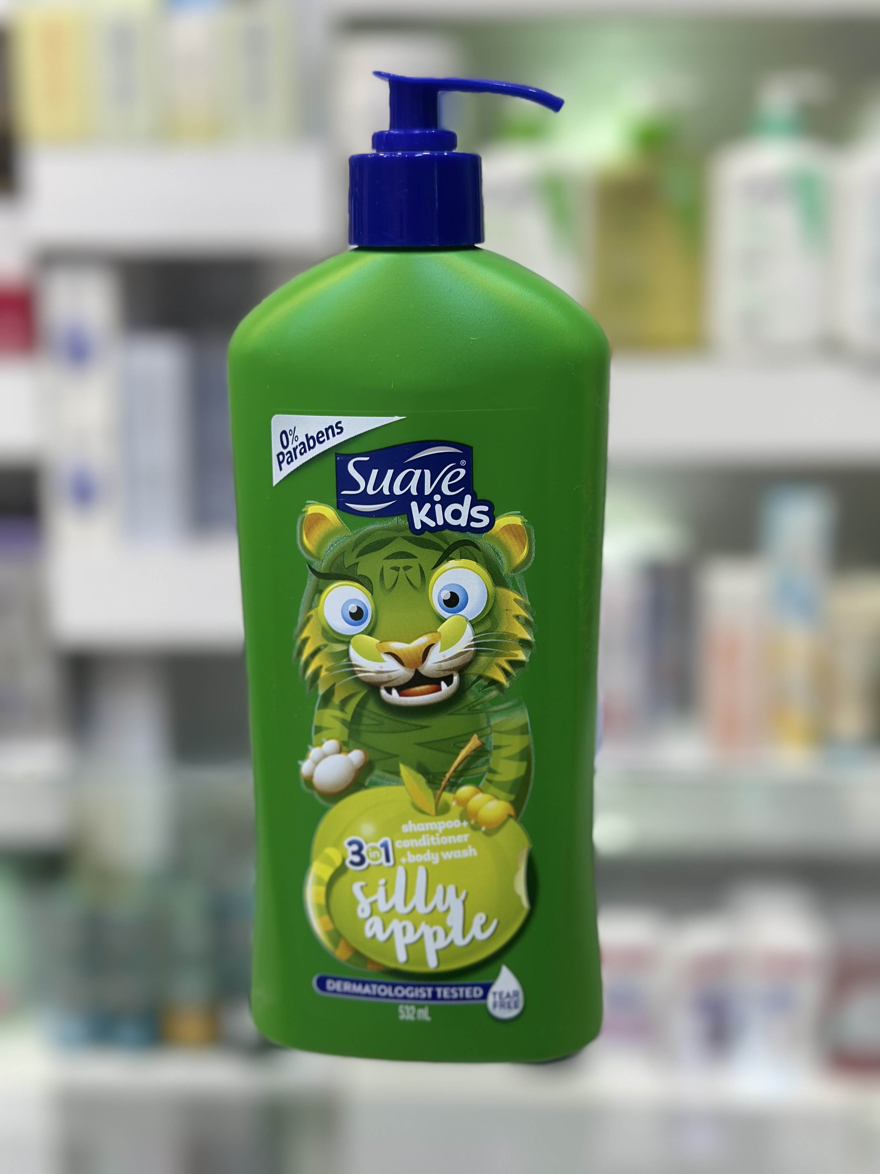 شامپو، نرم‌کننده و شامپو بدن کودک Suave Kids Silly Apple 3-in-1