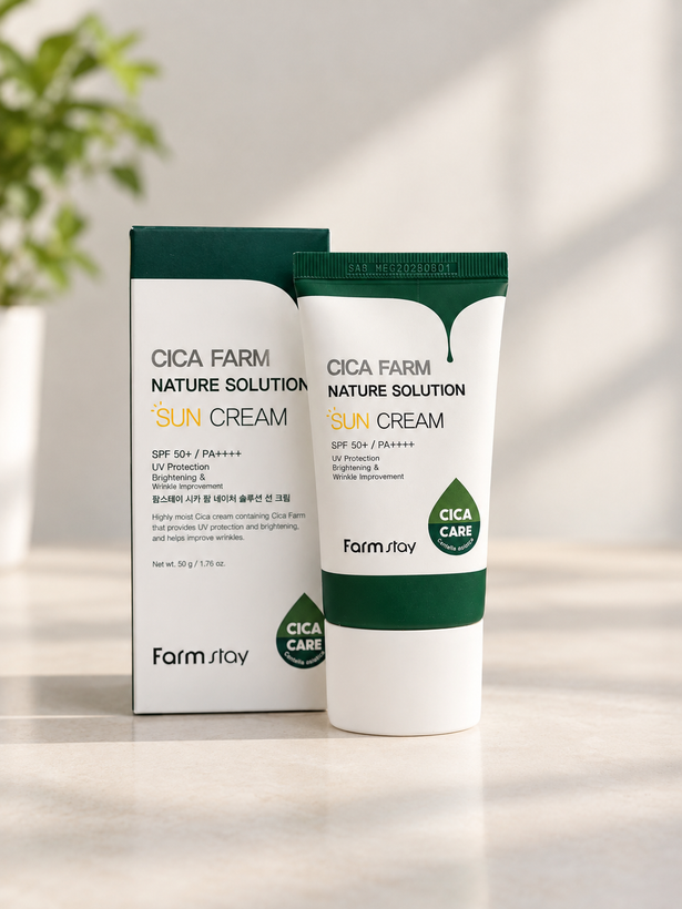 کرم ضد آفتاب سیکا فارم نیچر سولوشن Farmstay SPF 50+ PA++++