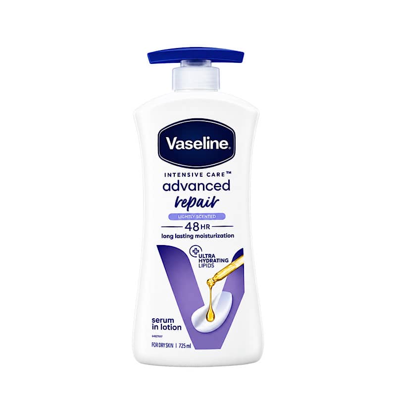 لوسیون بدن وازلین 48 ساعت مدل ADVANCED REPAIR حجم ۷۲۵میل